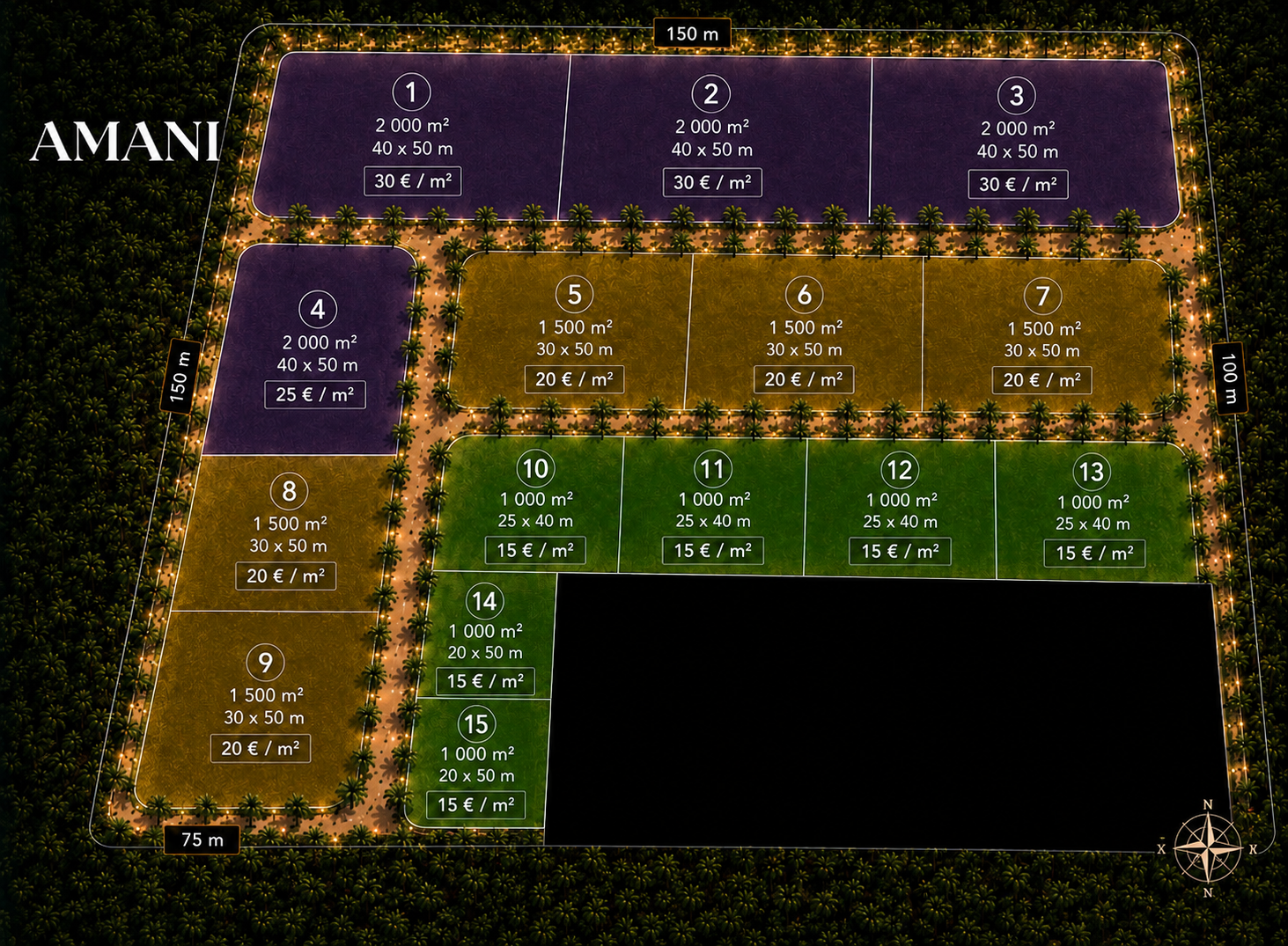 Site plan Shungi Residences Zanzibar